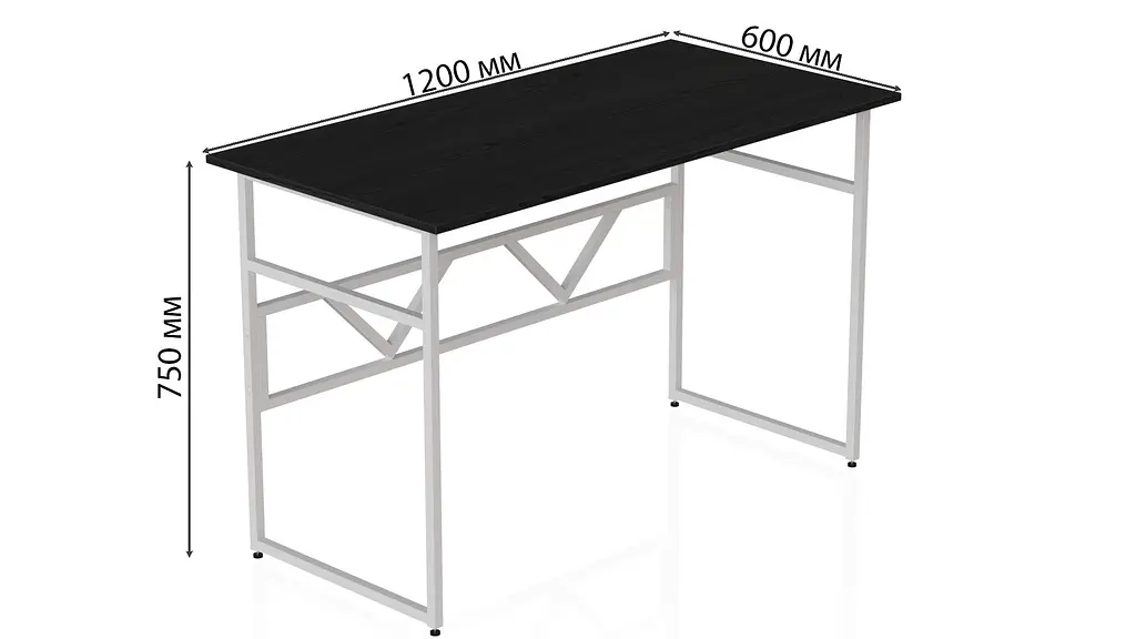Комп'ютерний стіл Раян 75x120x60 білий ДСП Сосна Кембра 32мм FRD-101140 - фото 4