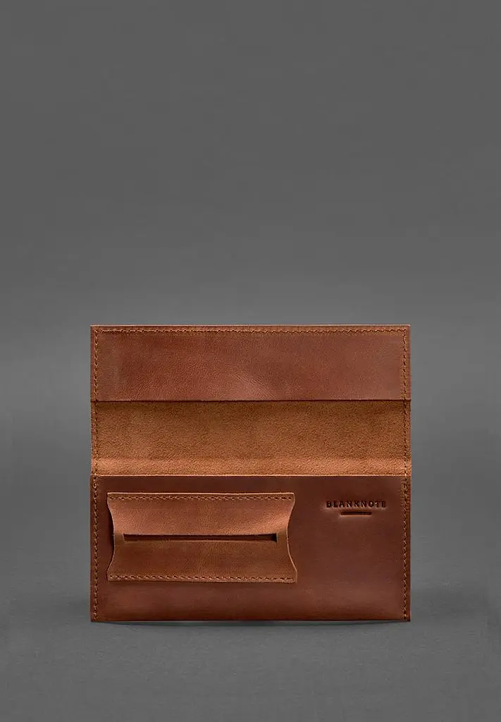 Шкіряний кисет для тютюну 1.0 світло-коричневий Crazy Horse - фото 4