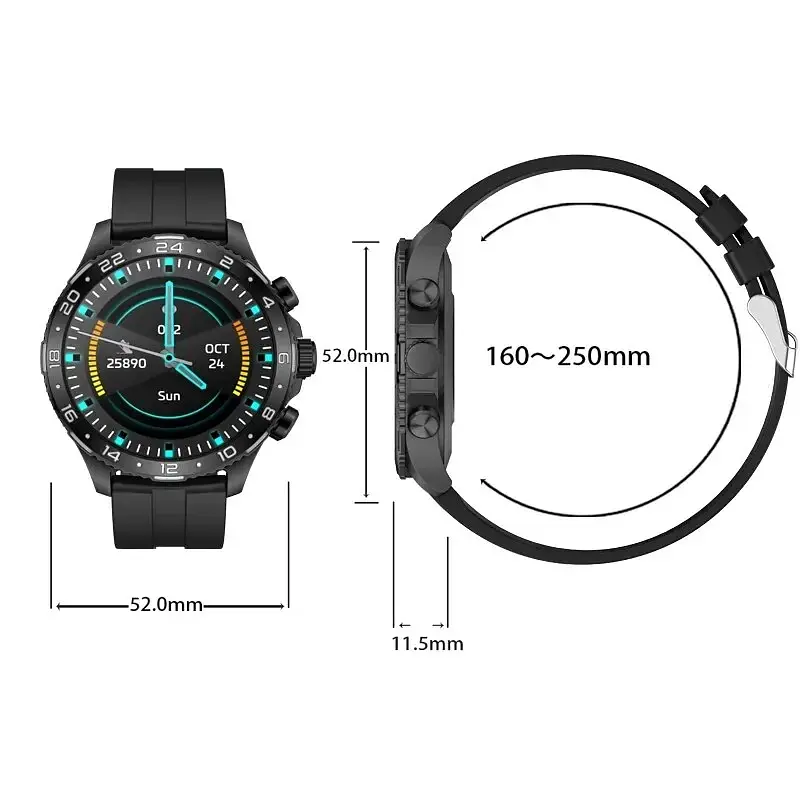 Смарт-годинник Lige S600 2 ремінці Black (2c01e524) - фото 7