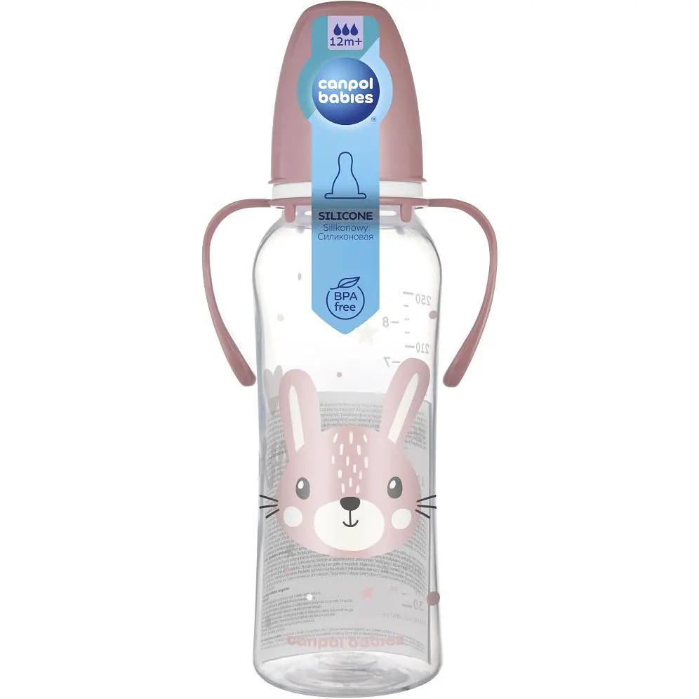 Пляшечка Canpol Babies Cute Animals 250 мл. (11/845_pin) - фото 3