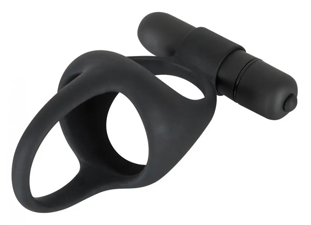 Ерекційне кільце Black Velvets Cock & Ball Ring із вібрацією, створене для двох You2Toys 42-05859550000 87308 - фото 5