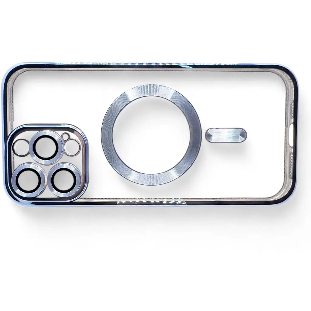 Чохол-накладка BeCover TPU Chrome Case (MagSafe) для Apple iPhone 16 Pro Max Sierra Blue (712087) - фото 3