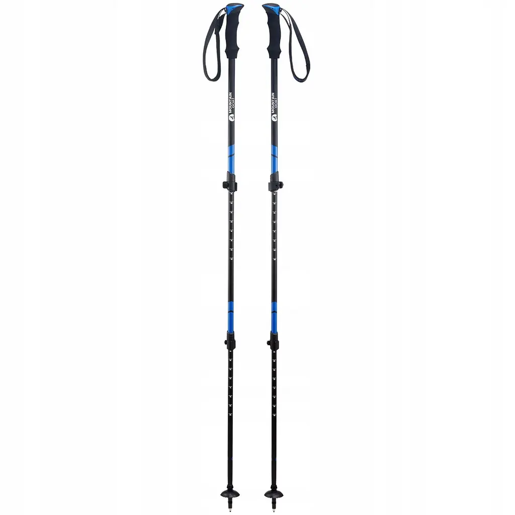 Трекінгові палиці Mountain Goat Peak+ 60-135 см MG0005 Black/Blue (P-5907739318268) - фото 11