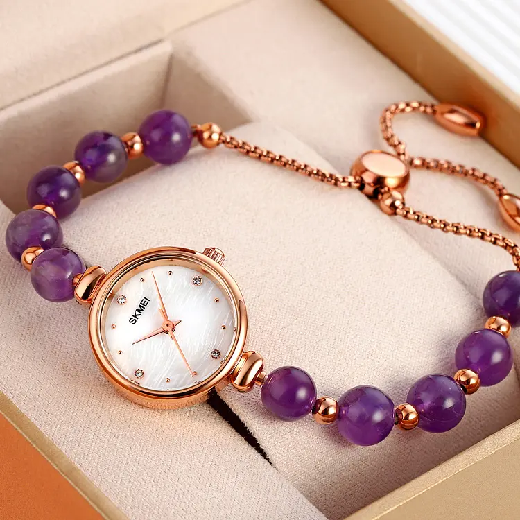 Жіночий наручний годинник 1983PL Purple Skmei acs0030434 - фото 4