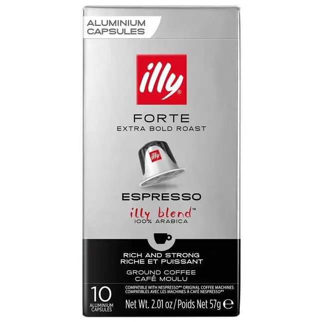Набор кофе в капсулах ILLY Espresso Forte 100 капсул (10 п. х 10 шт.) - фото 3
