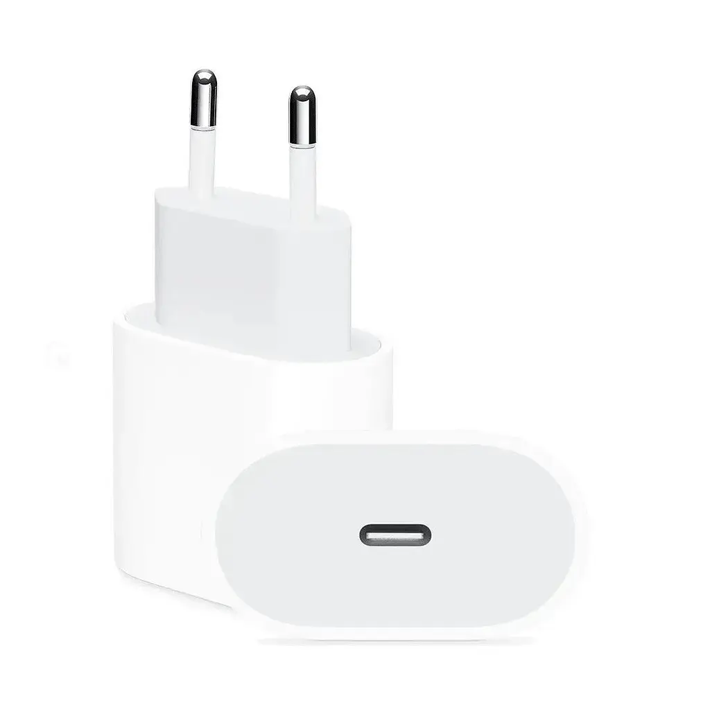 Адаптер живлення Power Adapter USB-C 20W, зарядний пристрій для телефону, білий - фото 3