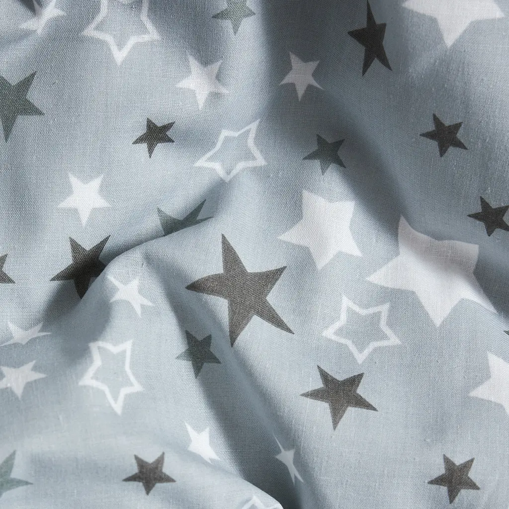 Підковдра Moon&Star Бязь Gold Люкс Silver Stars Євро 200x220 см - фото 5