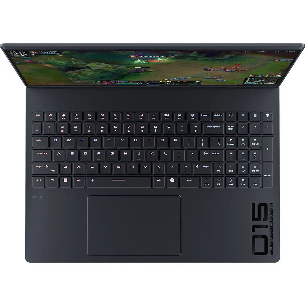 Ноутбук HP HyperX OMEN 15-gb0060ua 15.3" 2K IPS, 300n/Ryzen 5 240 (5.0)/16Gb/SSD512Gb/RTX 5050,8GB/Підсв/DOS - фото 4