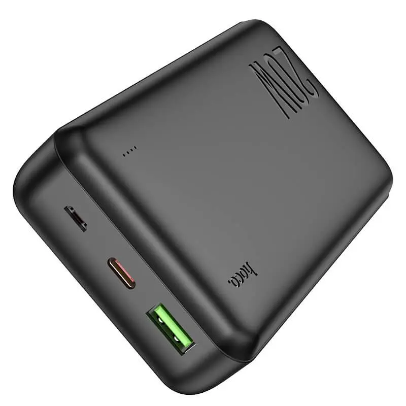 Внешний аккумулятор Hoco J87A Tacker power bank 20000mAh черный - фото 2
