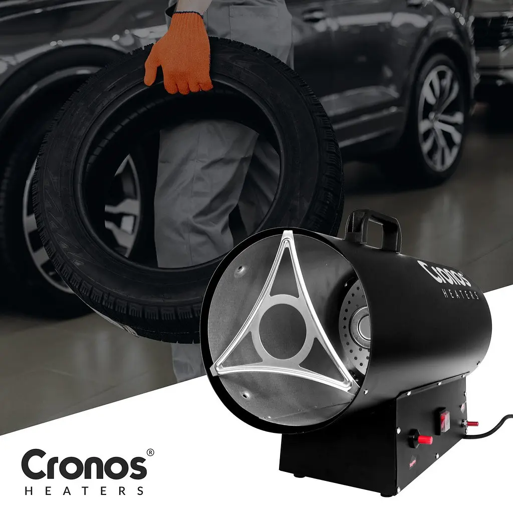 Теплова гармата Cronos TSG-30M газова 30 кВт + редуктор + шланг - фото 4