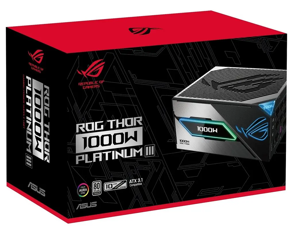 Блок живлення Asus ROG Thor 1000W Platinum III ROG Equalizer (90YE00V8-B0NA00) - фото 8