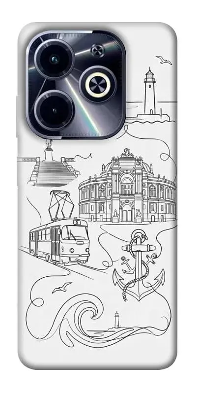 TPU чохол Demsky Odesa spirit для Infinix Hot 40i