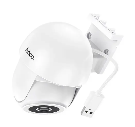 Внешняя камера видеонаблюдения Hoco D2 PTZ HD camera 3мп IP65 FHD (Белая) - фото 2