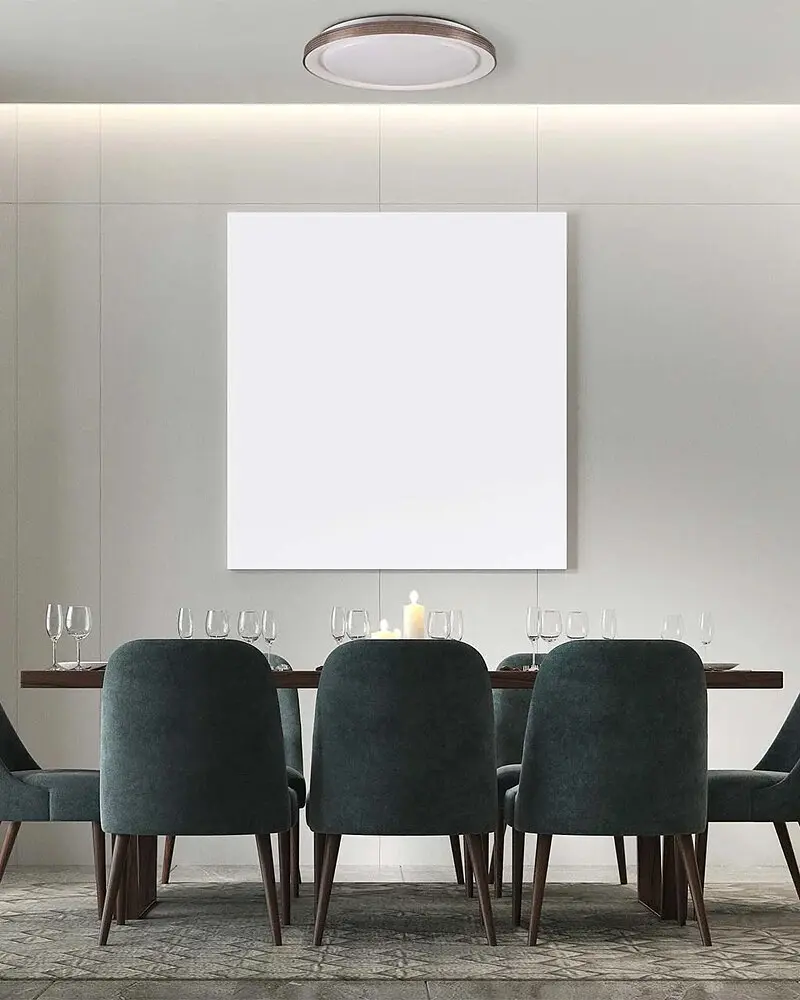 Люстра с пультом светодиодная, потолочный светильник Goldlux 331885 Grazyna LED 1x72W 3000K/4000K/6000K 8000Lm IP44 серая - фото 2