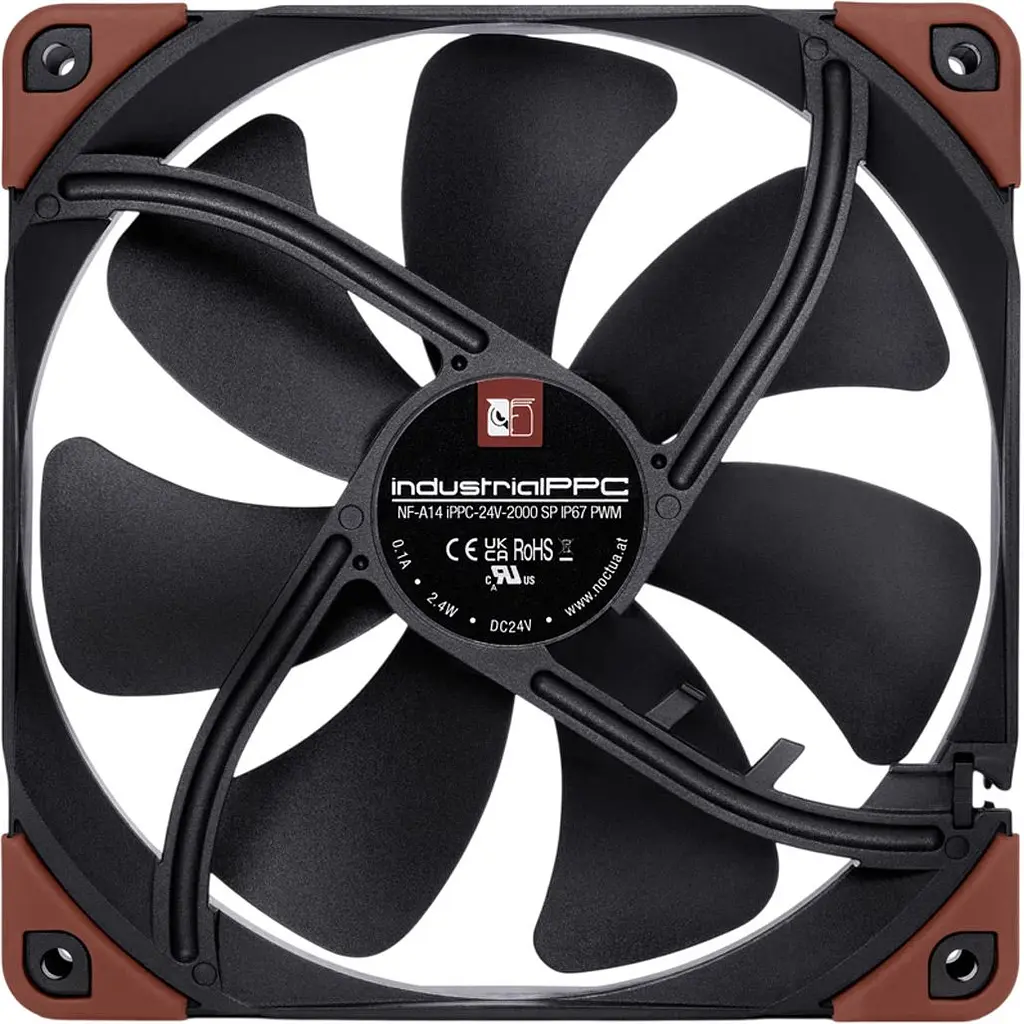 Корпусний вентилятор Noctua NF-A14 industrialPPC-24V-2000 SP IP67 PWM [168007] - фото 3