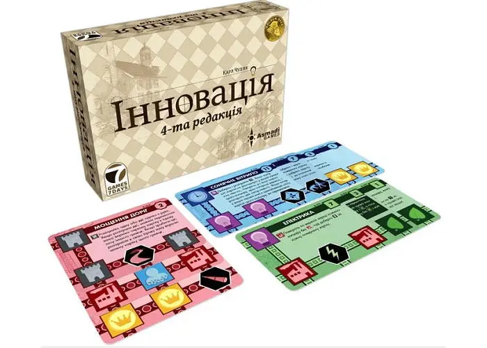 Настільна гра Games 7 Days Інновація. 4-та редакція Innovation укр. (G7D072UA) - фото 2