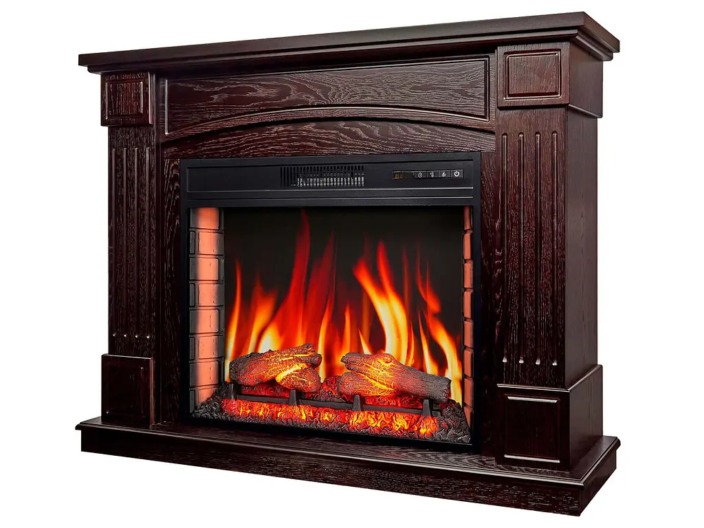 Камінокомплект ArtiFlame BOSTON AF28S ТЕМНИЙ ГОРІХ (зі звуком) - фото 3