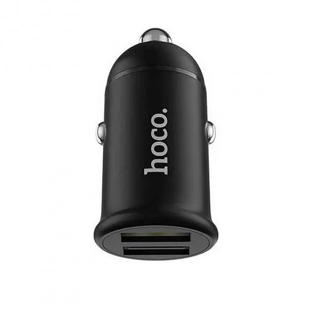 Автомобільний зарядний пристрій Hoco Z30 Car Charger 2USB 3.1A (Black) [69326] - фото 3