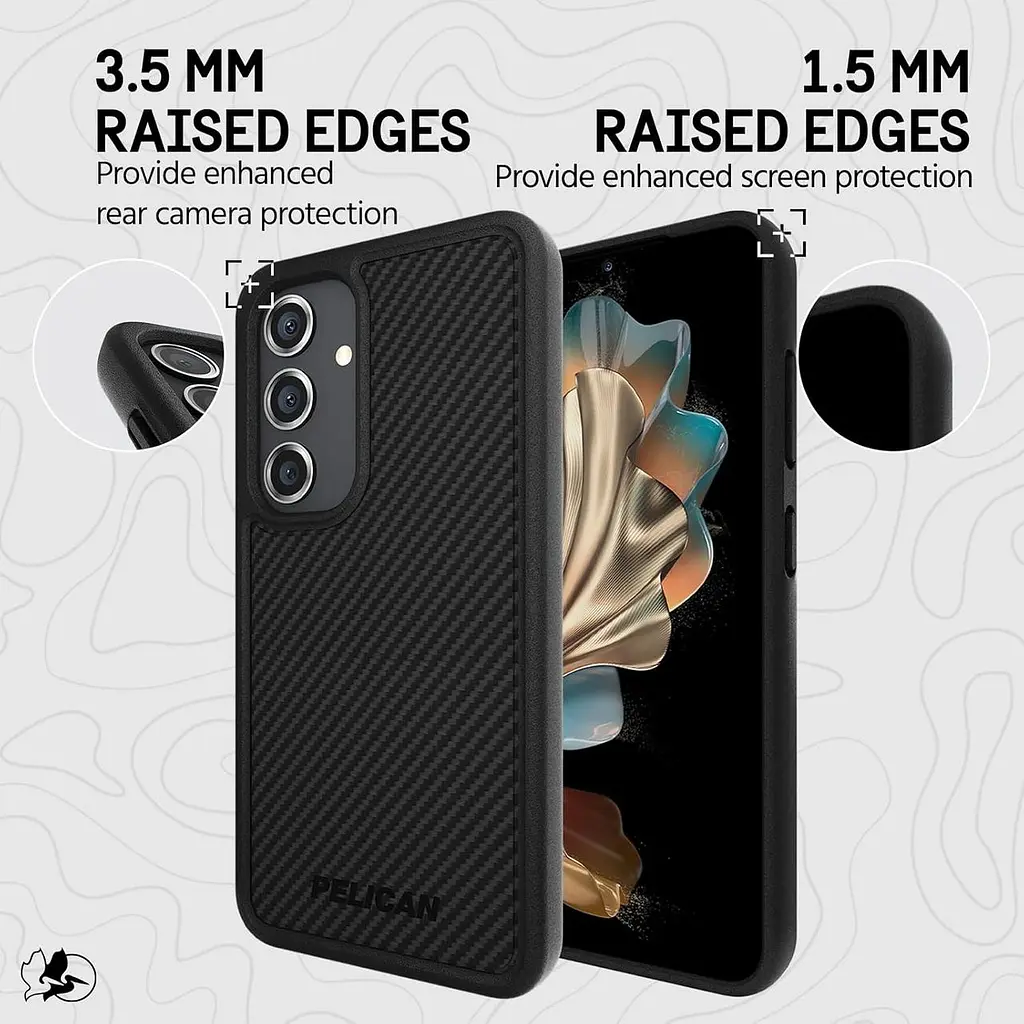 Протиударний чохол для Samsung Galaxy S24/S25 Pelican Protector Carbon Fiber S921/SM-S931 аналог OtterBox Symmetry - фото 8