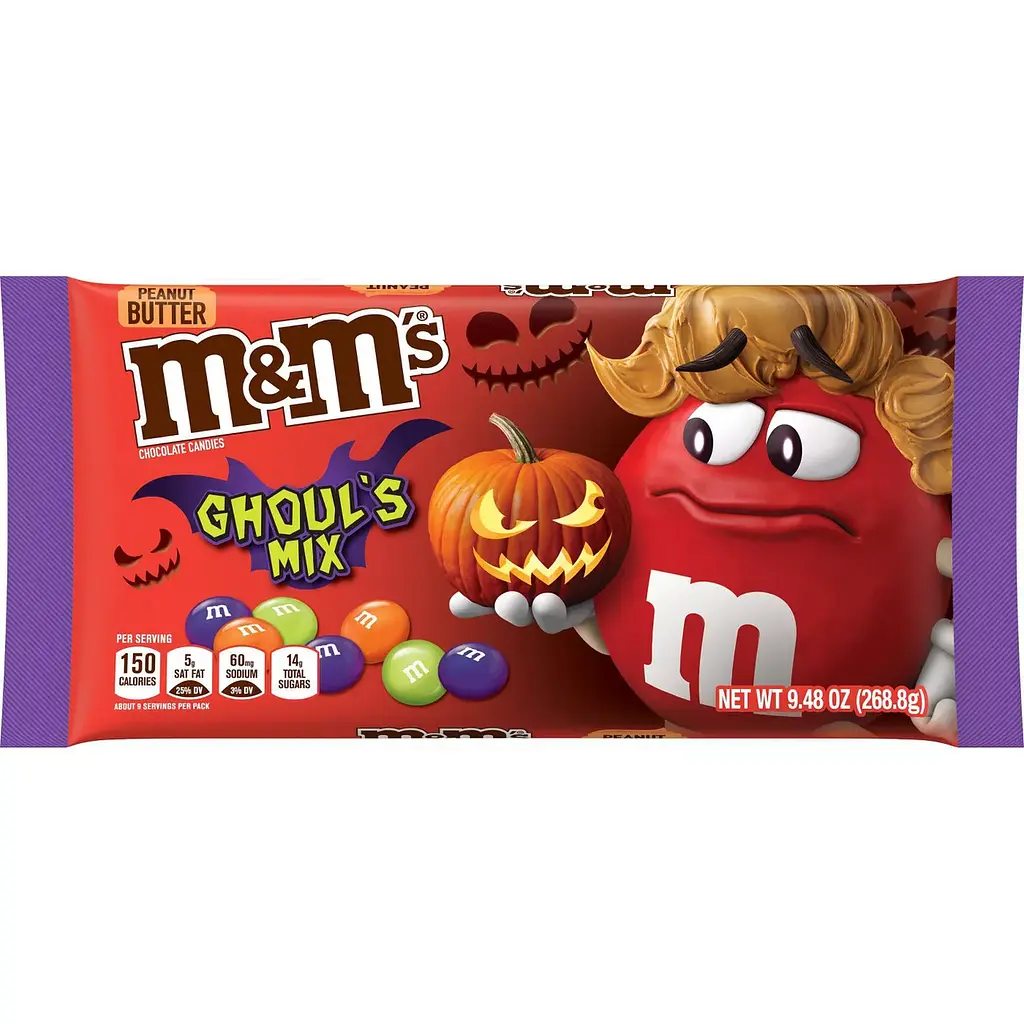 Драже M&M's Halloween Goul's Mix Peanut Butter 260.8g