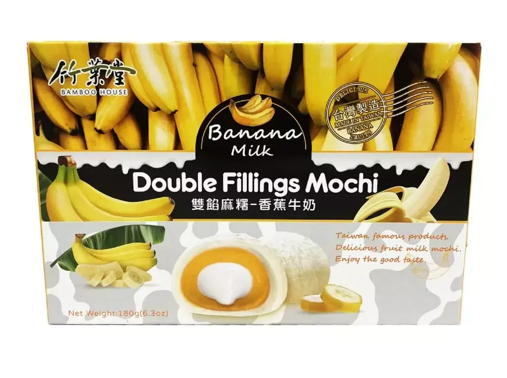 Моті Double Fillings Mochi Banana Milk, 180г - фото 3