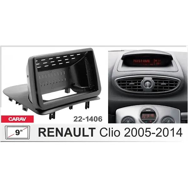 Переходная рамка Renault Clio Carav 22-1406 - фото 2
