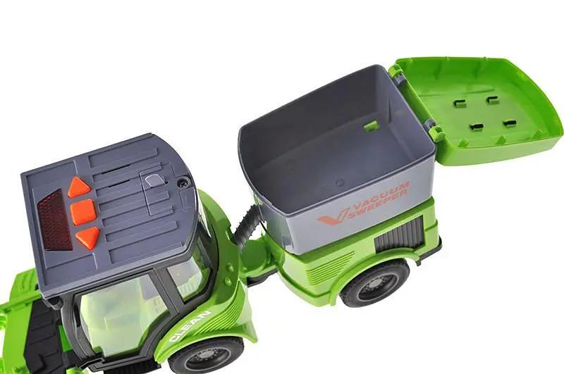 Інерційна комунальна машина YG Toys зі звуком та світлом, спецтехніка для дітей 3+ (8218-1) - фото 4