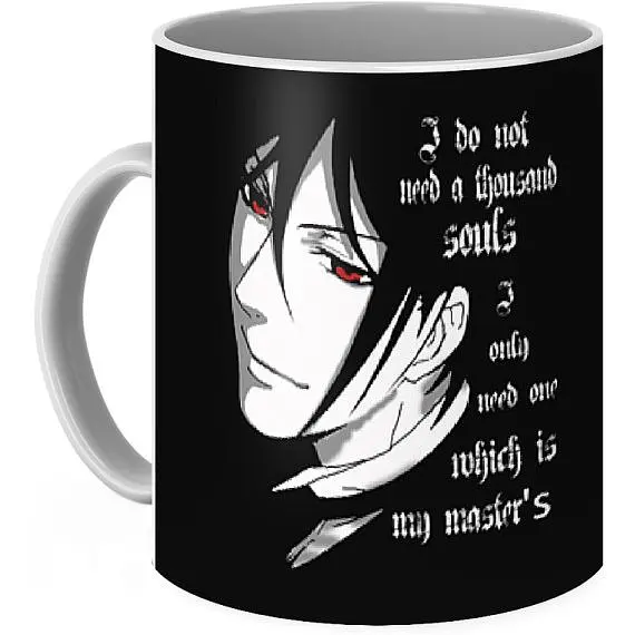 Кружка GeekLand Темный дворецкий Black Butler 02.08.748 330 мл черная - фото 3