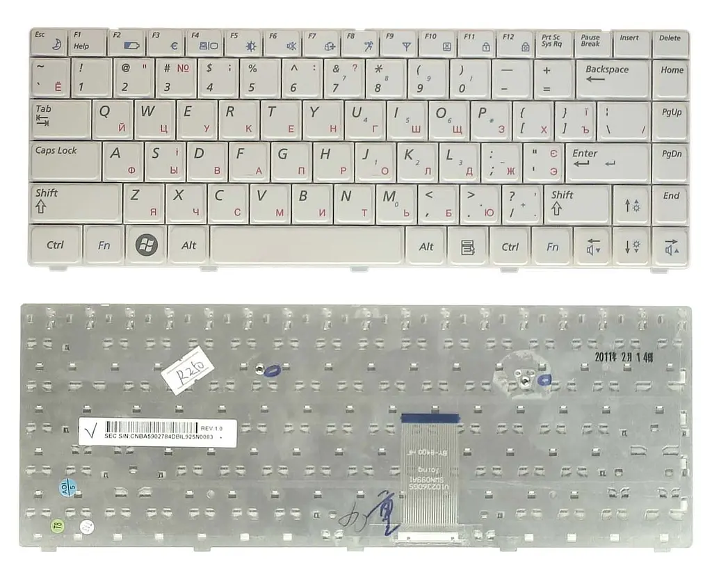 Клавіатура для ноутбука Samsung (R420, R418, R423, R425, R428, R429, R469, RV41, RV408) - фото 3
