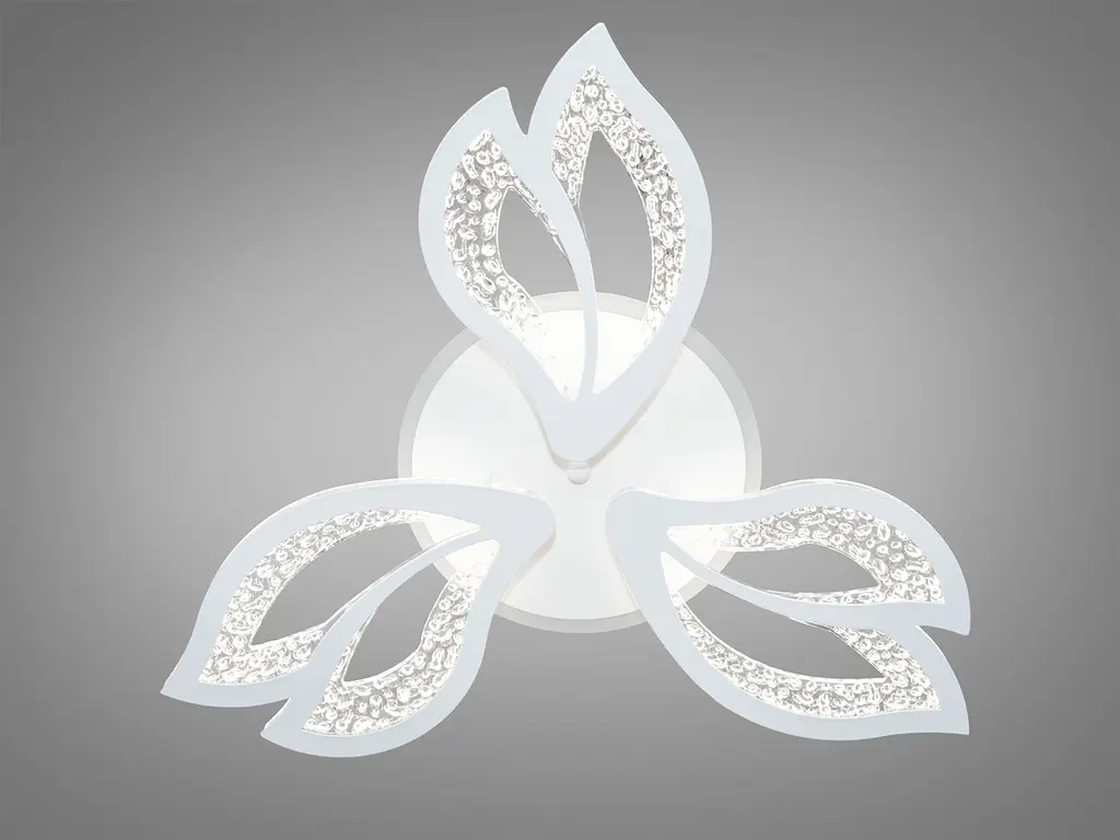Стельова світлодіодна люстра з пультом і нічником Diasha MX2546/3WH LED 3color dimmer - фото 2