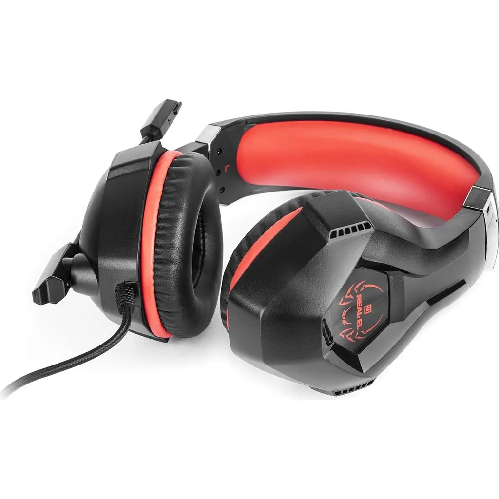 Ігрові навушники REAL-EL GDX-7575 Black/Red (EL124100042) [112556] - фото 4
