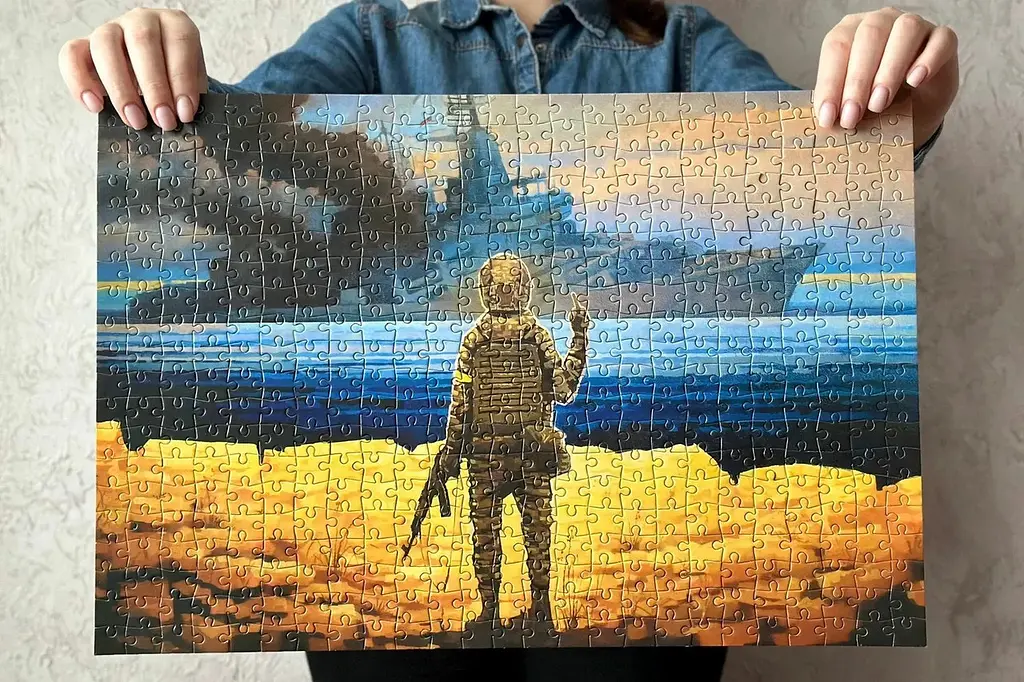 Пазл UkrainianPuzzles Рускій воєнний корабль...Всьо - фото 5