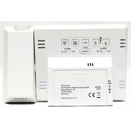 Годинник проєкційний Technoline WT549 White (WT549) - фото 7