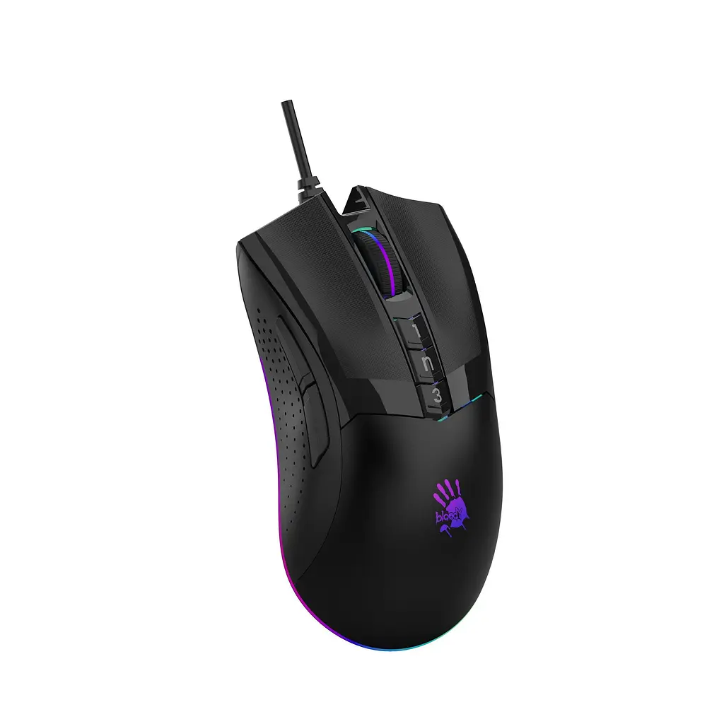 Мышь игровая A4Tech Bloody W90 Max Stone Black - фото 2