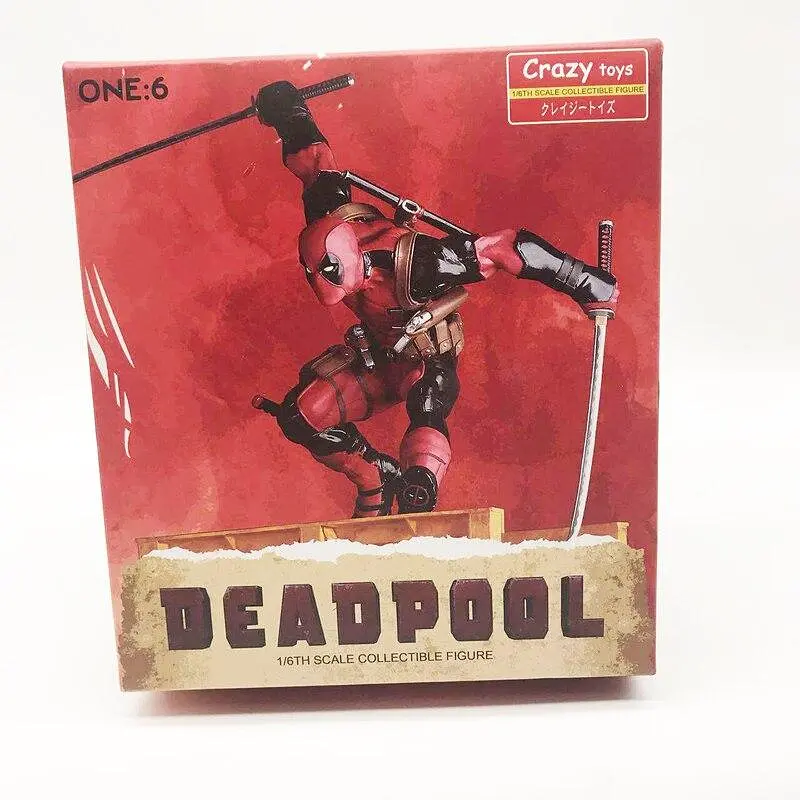 Фігурка Дедпул Уейд Уілсон в стрибку Deadpool Wade Wilson Jump Hurdle 30см DP 60.137 - фото 6