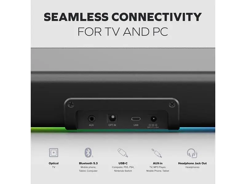 Саундбар Creative Sound Blaster GS5 (51MF8470AA000) - фото 3