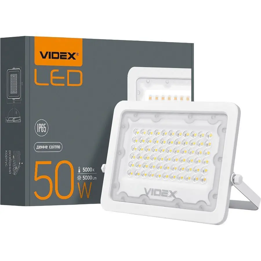 Світлодіодний прожектор Videx F2e 50W 5000K (VL-F2e-505W) [144838] - фото 3
