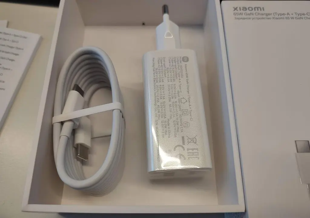 Зарядное устройство для Xiaomi Mi 65W Fast Charger with GaN Tech 1A1C (BHR5515GL) - фото 7