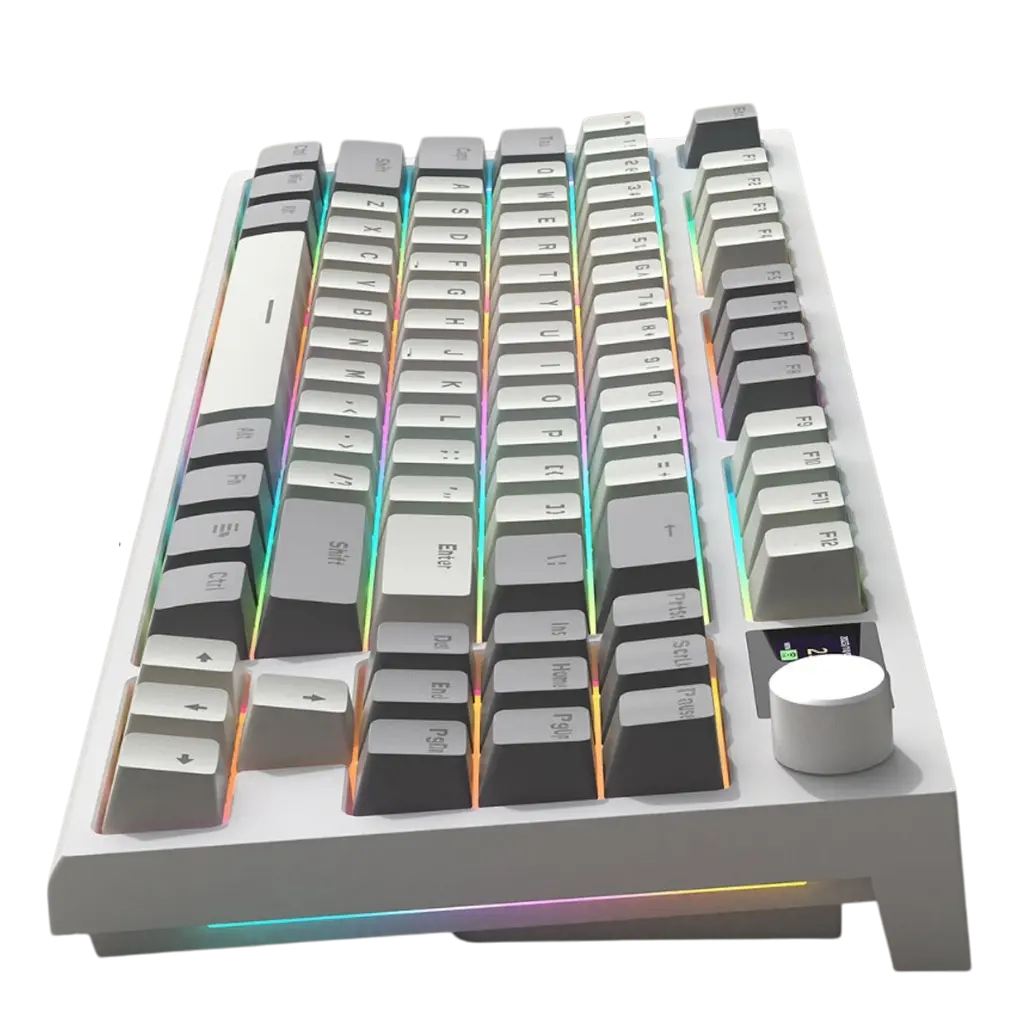 Клавіатура Attack Shark K86 RGB Retro Grey (AS-K86-RGY) - фото 3