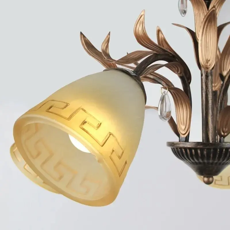 Люстра потолочная Brille флористика E14 60W BR (LK-150S/5) - фото 2