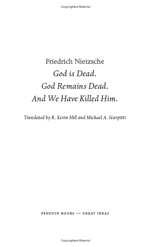 God is Dead. God Remains Dead. And We Have Killed Him - фото 3