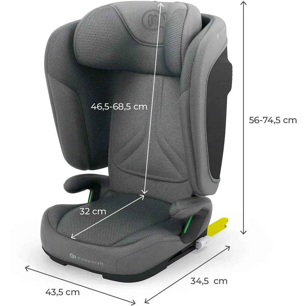 Автокрісло Kinderkraft Unity 2 i-Size Grey (KCUNIT02GRY0000) - фото 8