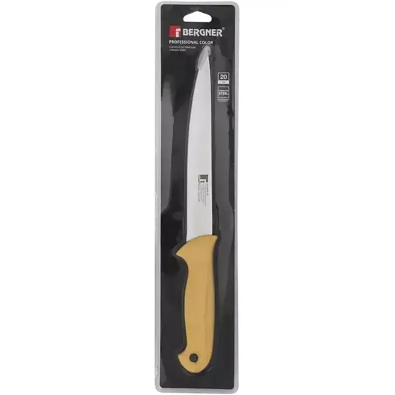 Ніж для нарізання Bergner Professional color 17.5 см (BG-39142-YE) - фото 2