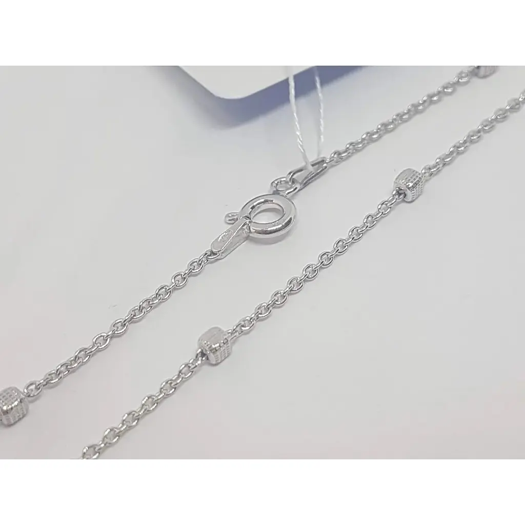 Срібний ланцюжок Аметист Якірне 38053РК 50 - фото 4