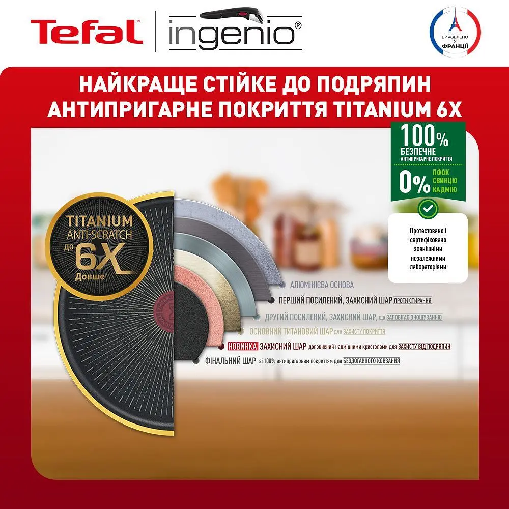 Набір каструль і сковорідок Tefal Ingenio Unlimited L7639002 [150317] - фото 17