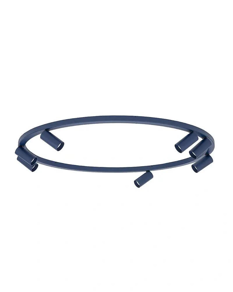 Люстра Nowodvorski 11947 Fourty Round GU10 R35 7x10W IP20 синяя - фото 5