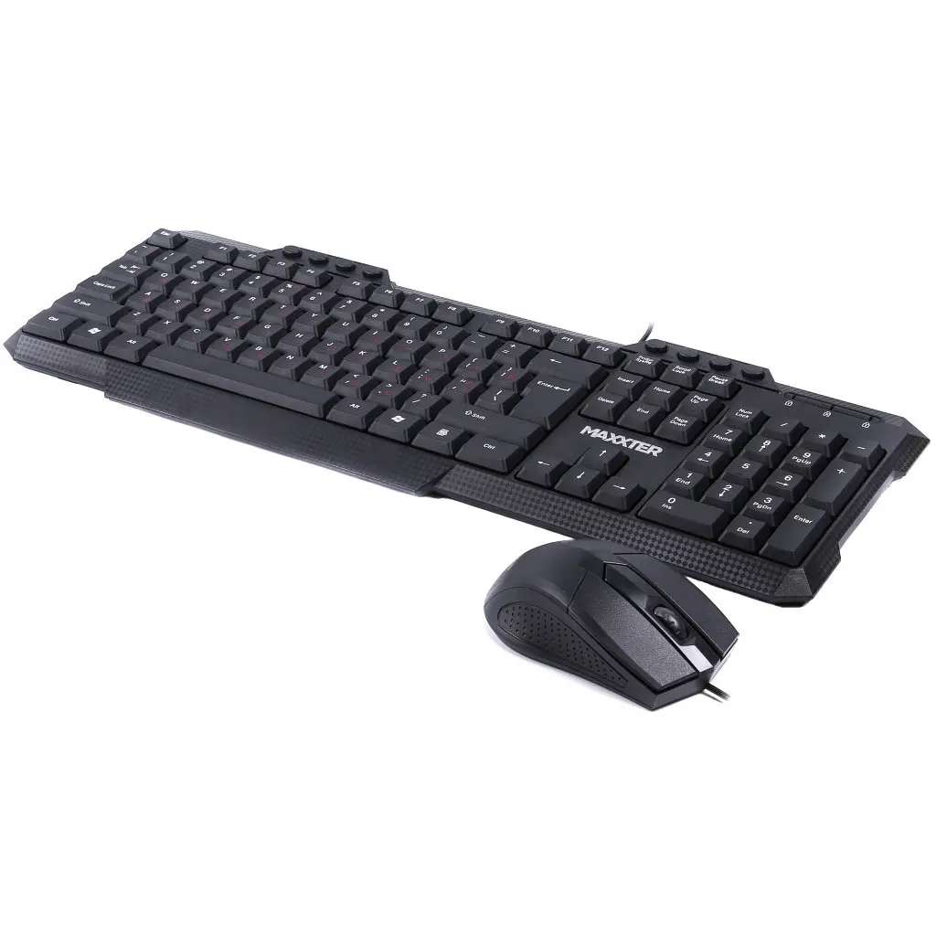 Комплект Maxxter KMS-CM-02-UA USB Black (KMS-CM-02-UA) - фото 3