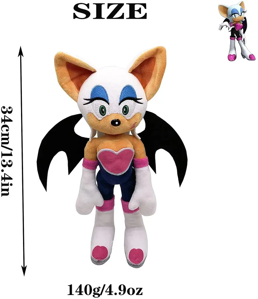 Іграшка м'який кажан Руж Сонік Sonic the Hedgehog - фото 2