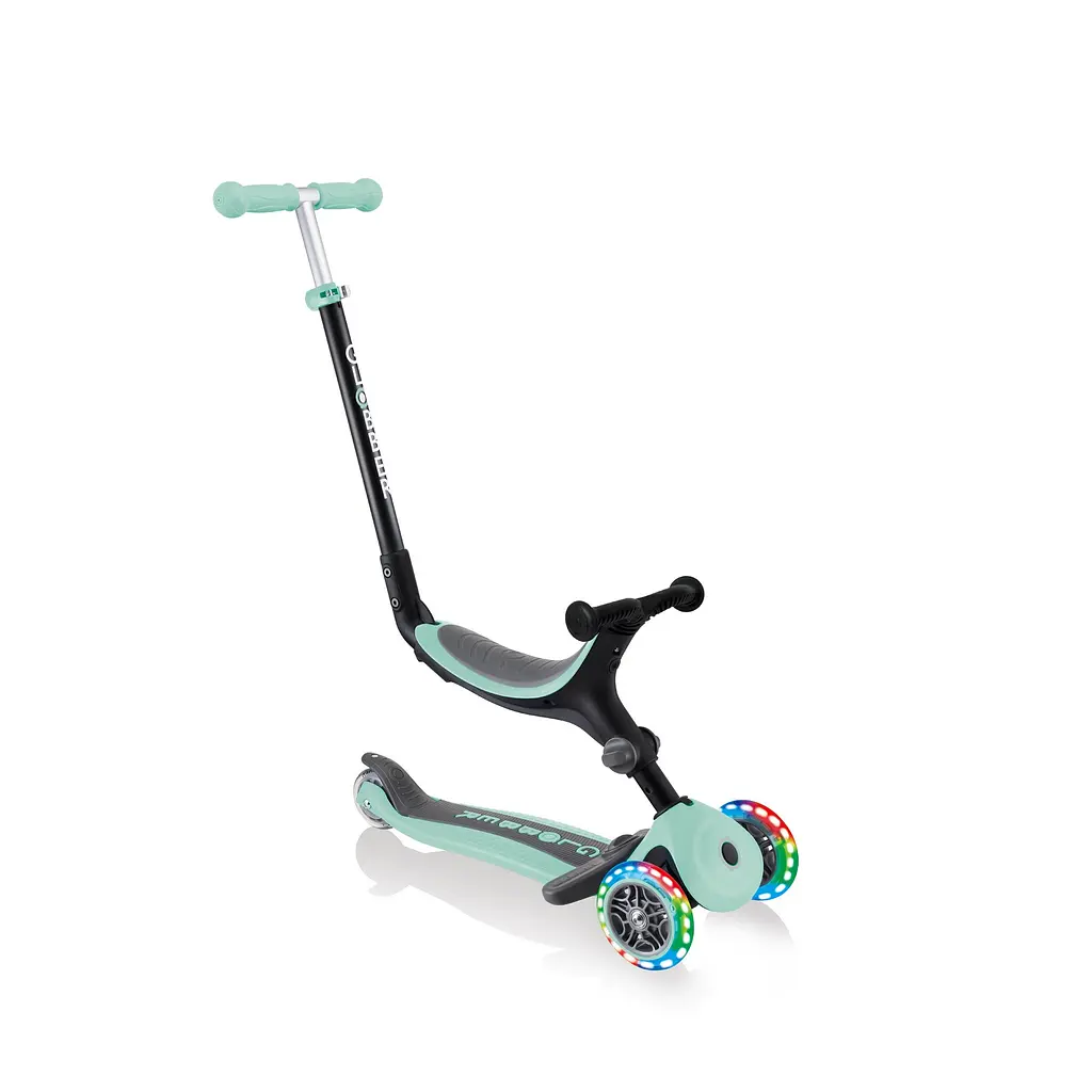 Самокат Globber Go up foldable plus lights, мятный (743-206) - фото 3