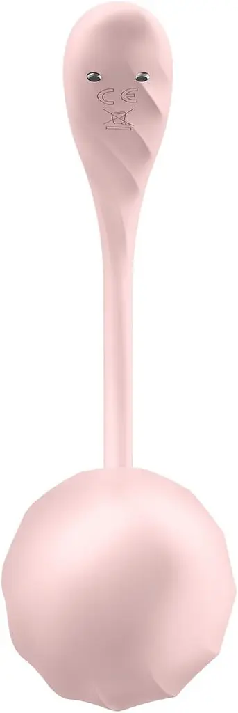 Смарт-віброяйце Satisfyer Ribbed Petal Connect App Rose, керування зі смартфона, пульт ДК - фото 4